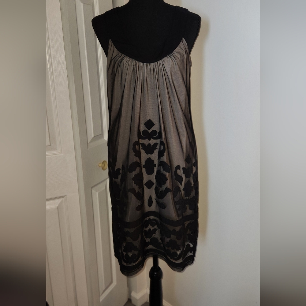 INC International Concepts Black and Gray Dress
